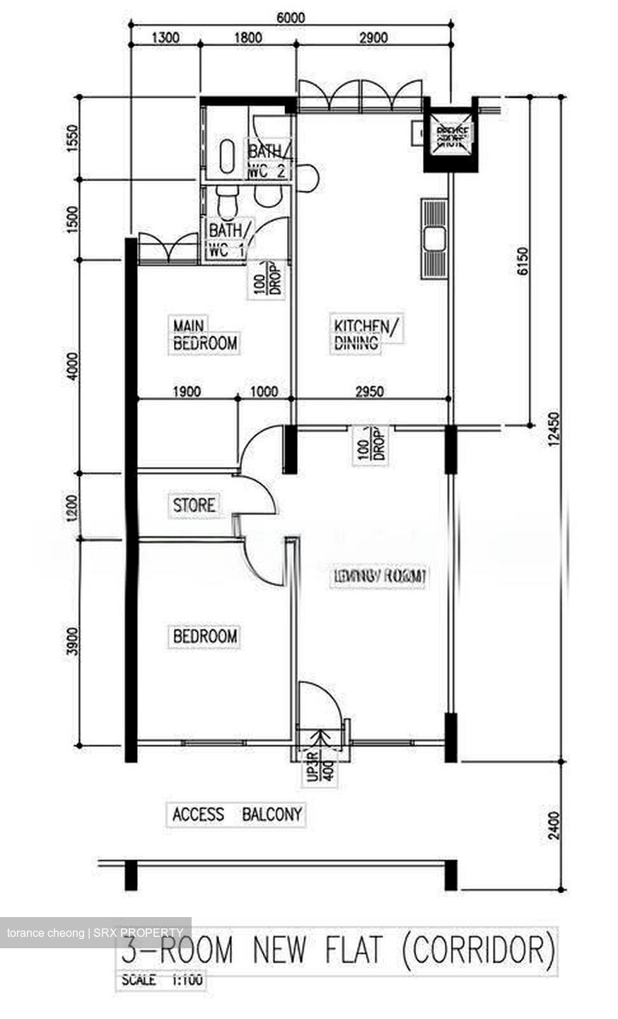 Blk 704 Reservoir Rise (Bedok), HDB 3 Rooms #632901251